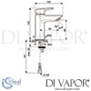 Ideal Standard Tesi One Hole Basin Mixer Bluestart No Pop-Up Waste Dimensions